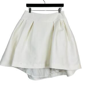 Hadleigh's Full Skirt Knee Length Made in Italy Cream - 42